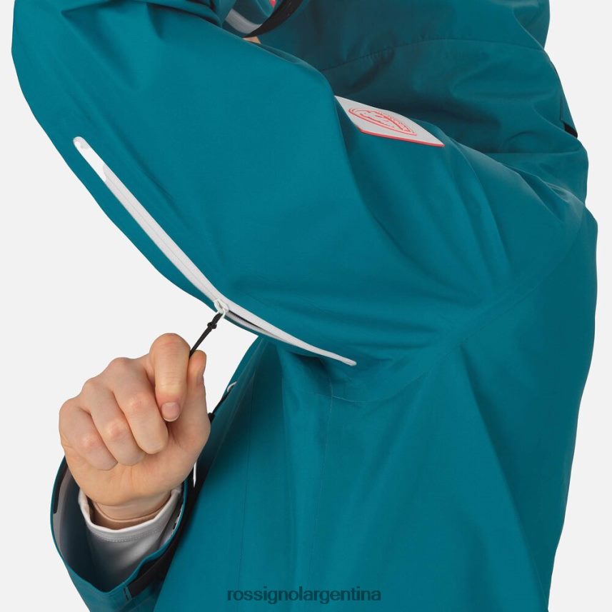 Rossignol mujer chaqueta de esquí de taller 82LVV61117 esmeralda oscura tapas