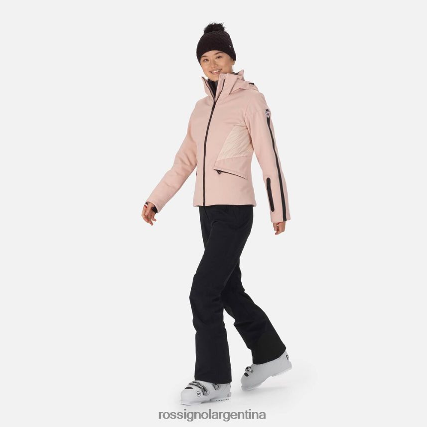 Rossignol mujer chaqueta de esquí plana softshell 82LVV6799 rosa empolvado tapas