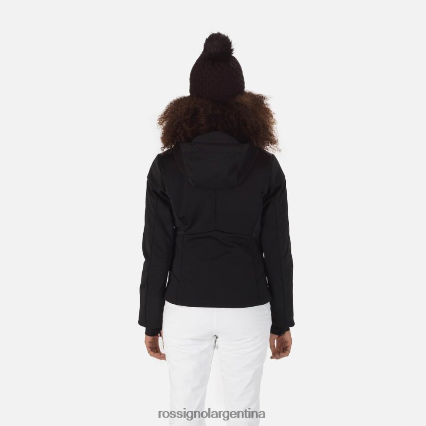 Rossignol mujer chaqueta de esquí plana softshell 82LVV6988 negro tapas