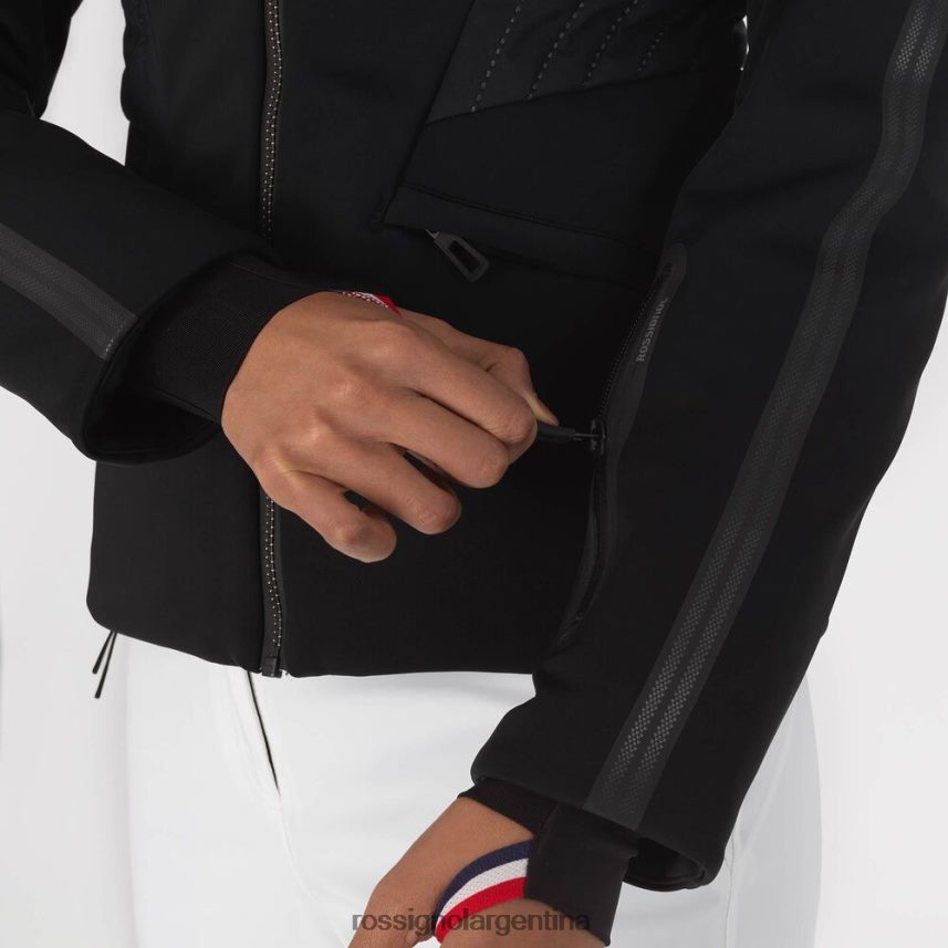 Rossignol mujer chaqueta de esquí plana softshell 82LVV6988 negro tapas