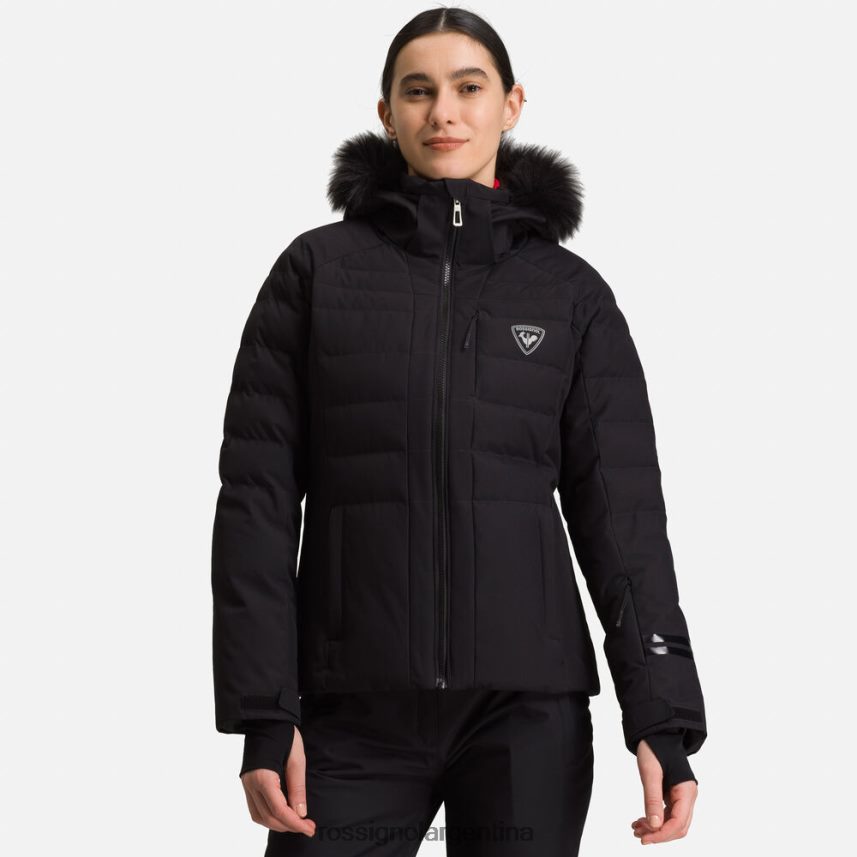 Rossignol mujer chaqueta de esquí rápida 82LVV6821 negro tapas