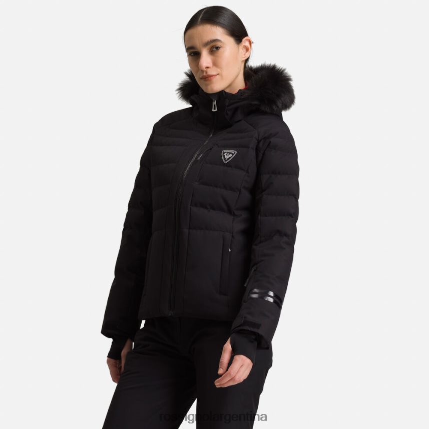 Rossignol mujer chaqueta de esquí rápida 82LVV6821 negro tapas