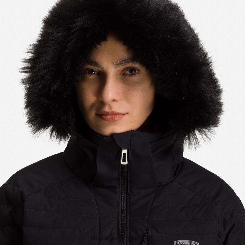 Rossignol mujer chaqueta de esquí rápida 82LVV6821 negro tapas