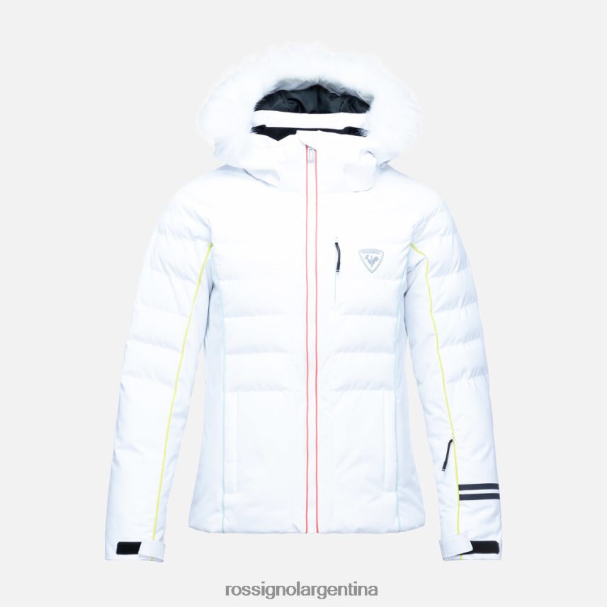 Rossignol mujer chaqueta de esquí rapide xp 82LVV6783 blanco tapas
