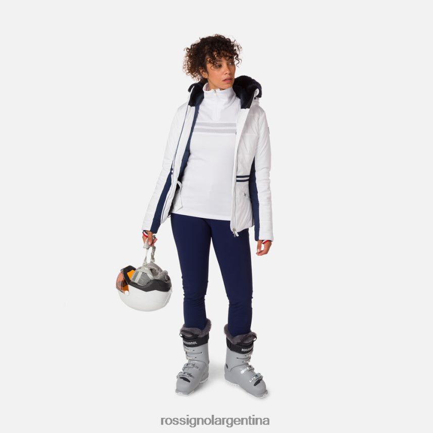 Rossignol mujer chaqueta de esquí roc 82LVV61002 blanco tapas
