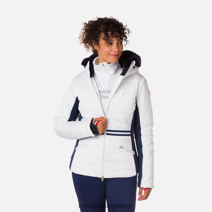 Rossignol mujer chaqueta de esquí roc 82LVV61002 blanco tapas