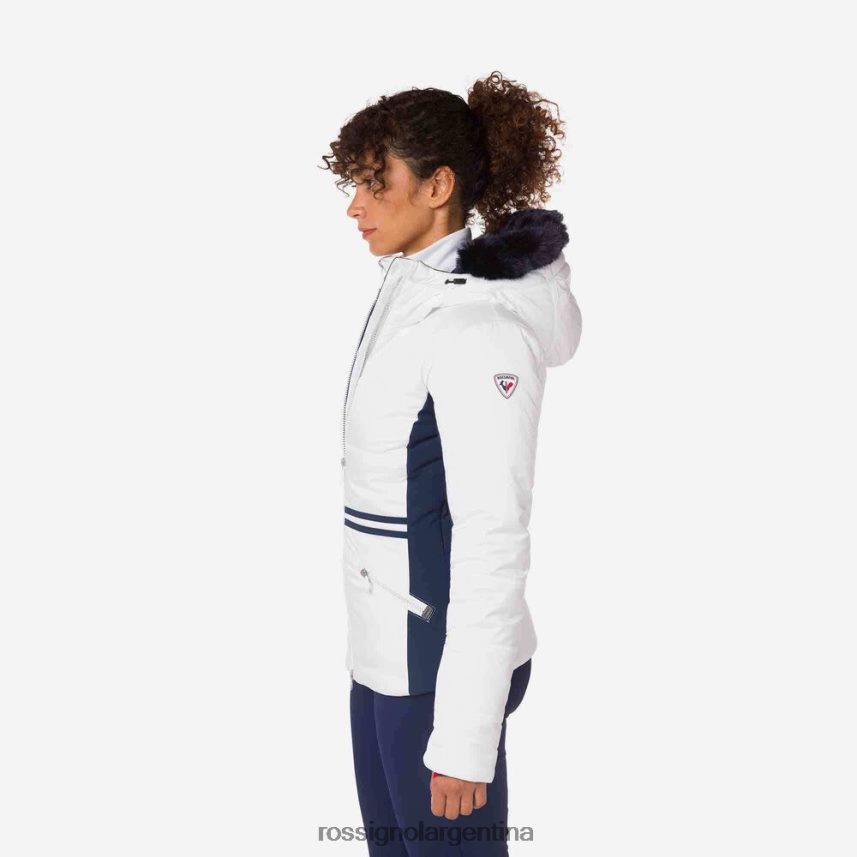 Rossignol mujer chaqueta de esquí roc 82LVV61002 blanco tapas