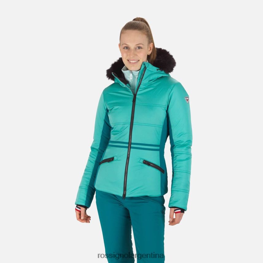 Rossignol mujer chaqueta de esquí roc 82LVV61025 turquesa tapas
