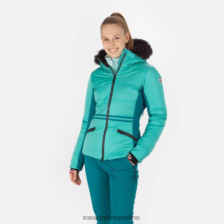 Rossignol mujer chaqueta de esquí roc 82LVV61025 turquesa tapas