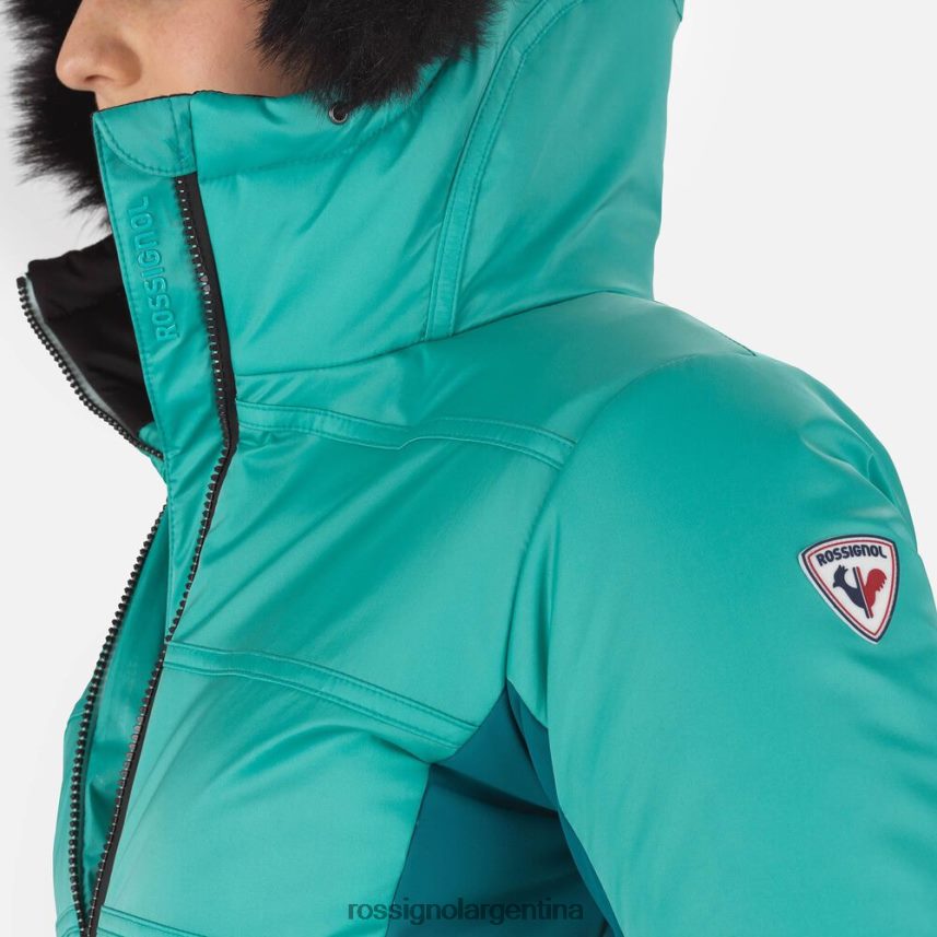Rossignol mujer chaqueta de esquí roc 82LVV61025 turquesa tapas