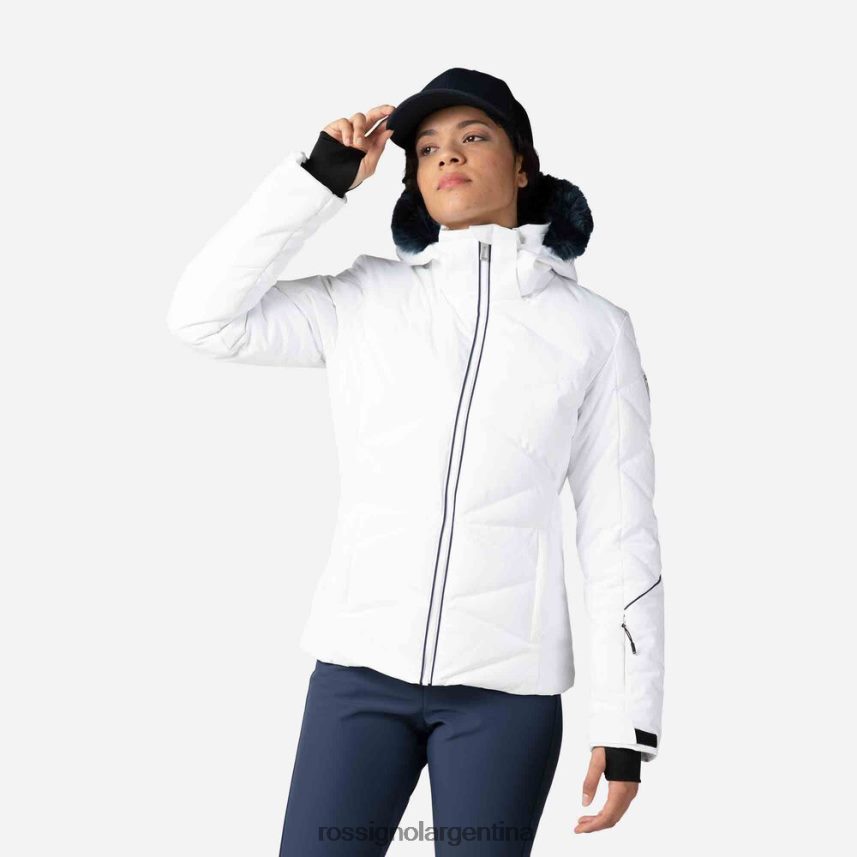Rossignol mujer chaqueta de esquí staci 82LVV61030 blanco tapas