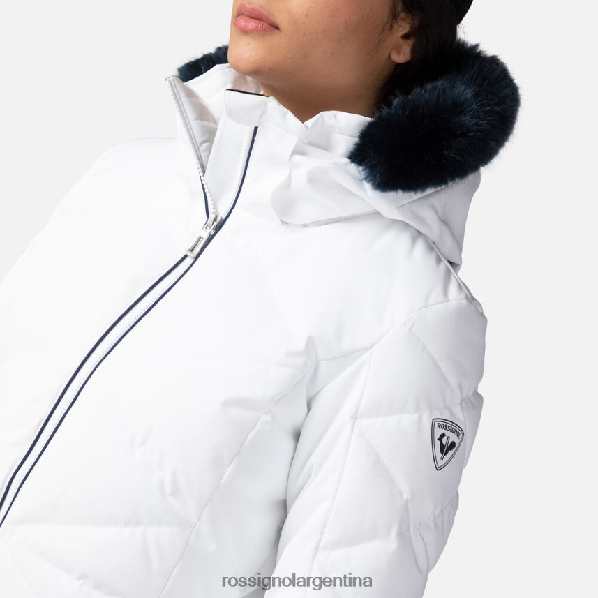 Rossignol mujer chaqueta de esquí staci 82LVV61030 blanco tapas