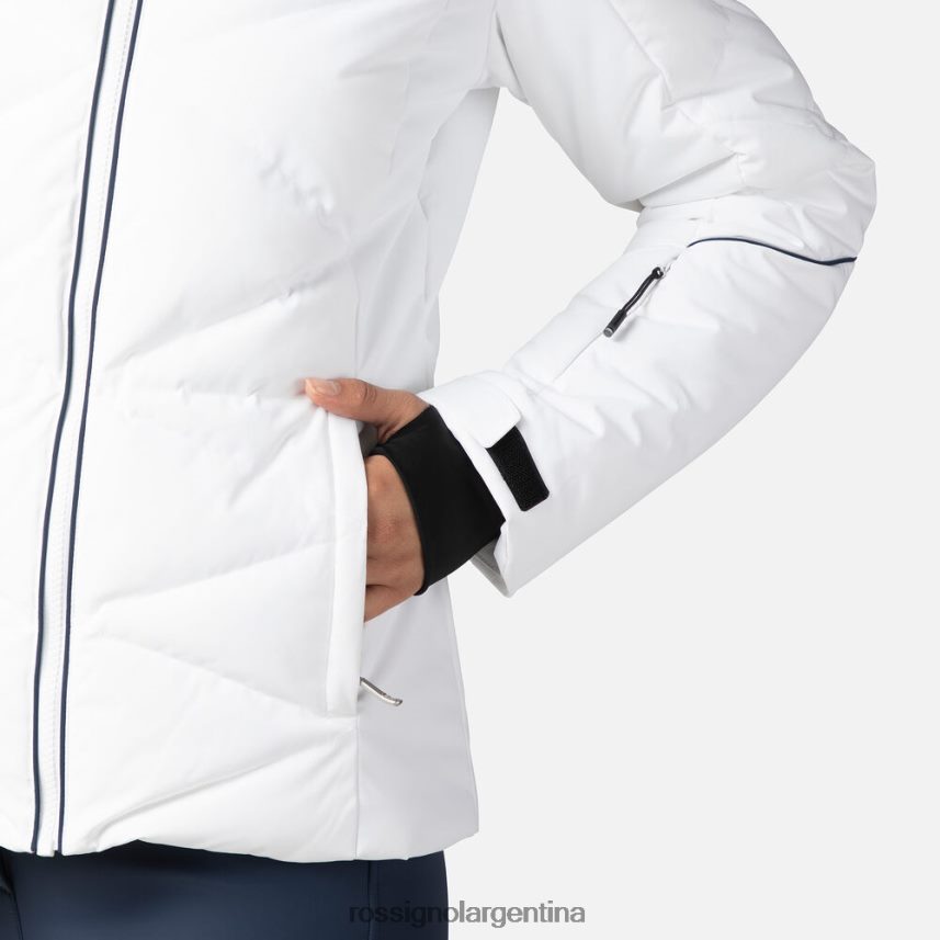 Rossignol mujer chaqueta de esquí staci 82LVV61030 blanco tapas