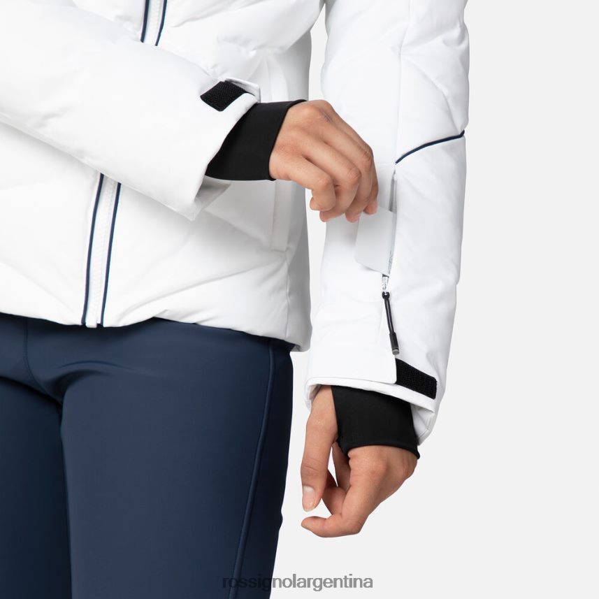 Rossignol mujer chaqueta de esquí staci 82LVV61030 blanco tapas