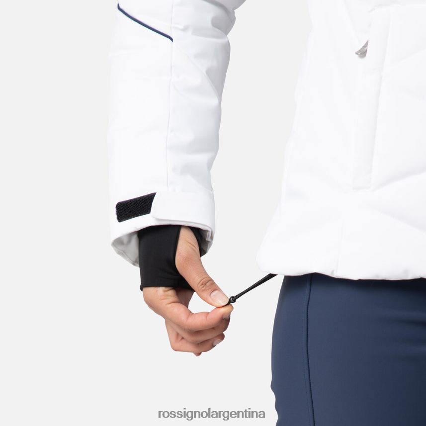 Rossignol mujer chaqueta de esquí staci 82LVV61030 blanco tapas