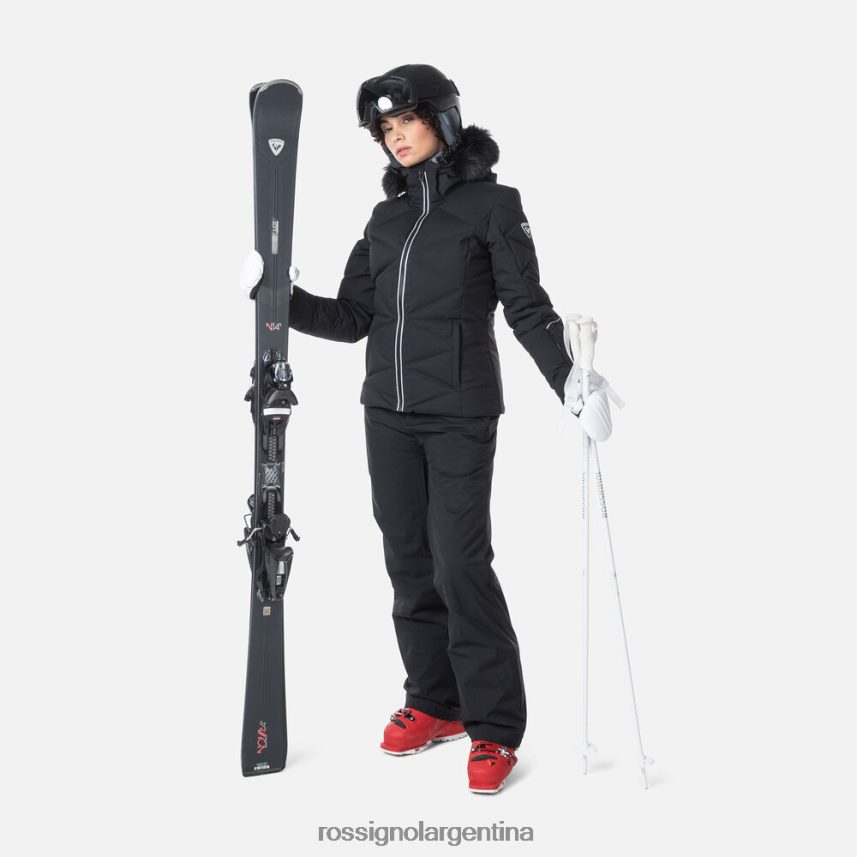 Rossignol mujer chaqueta de esquí staci 82LVV6759 negro tapas