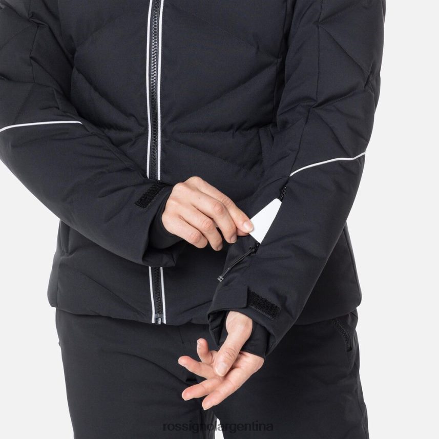 Rossignol mujer chaqueta de esquí staci 82LVV6759 negro tapas