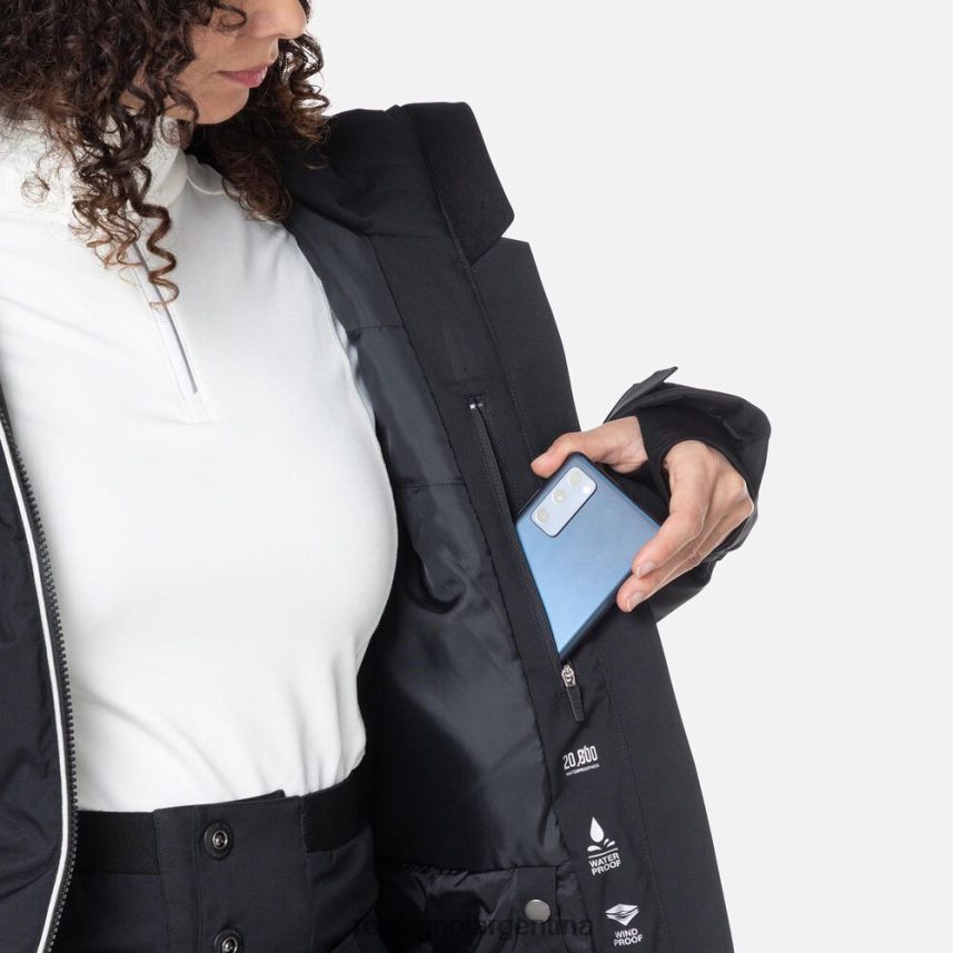 Rossignol mujer chaqueta de esquí staci 82LVV6759 negro tapas