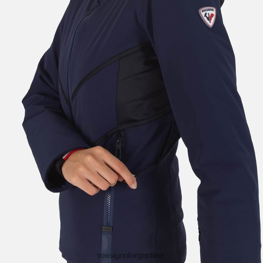 Rossignol mujer reaccionar chaqueta de esquí de merino 82LVV6791 azul marino oscuro tapas