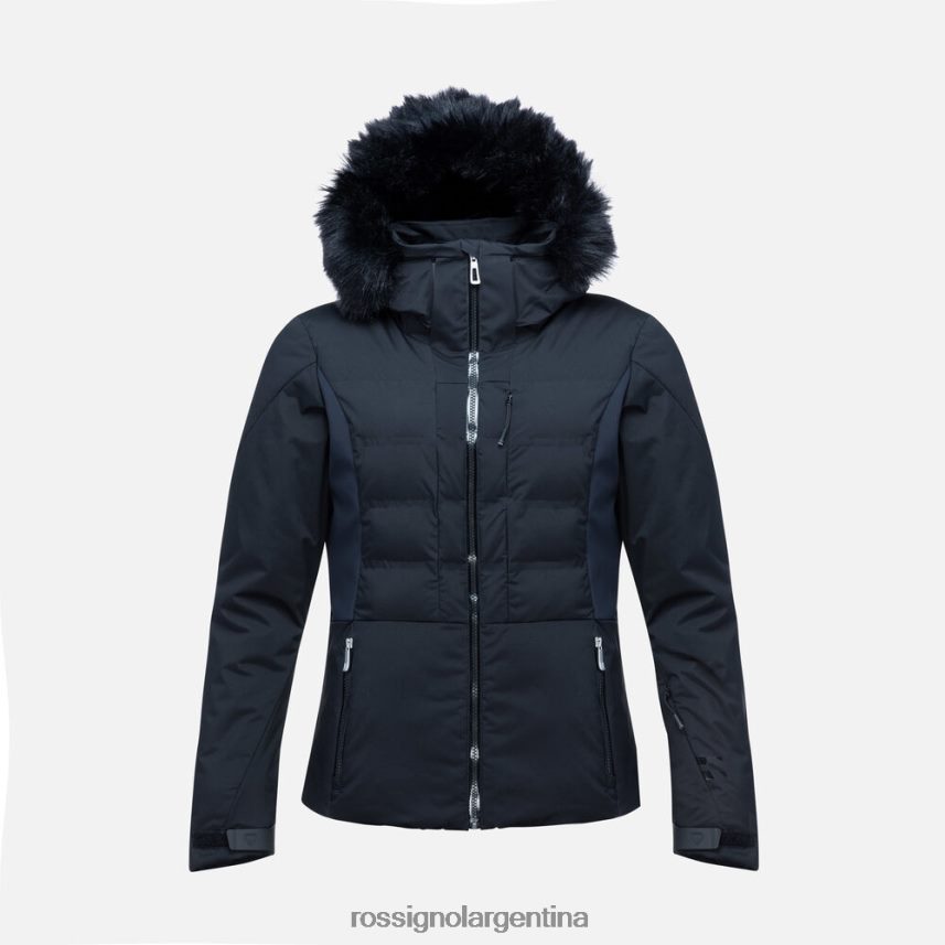 Rossignol mujer salir de la chaqueta de esquí 82LVV6772 negro tapas