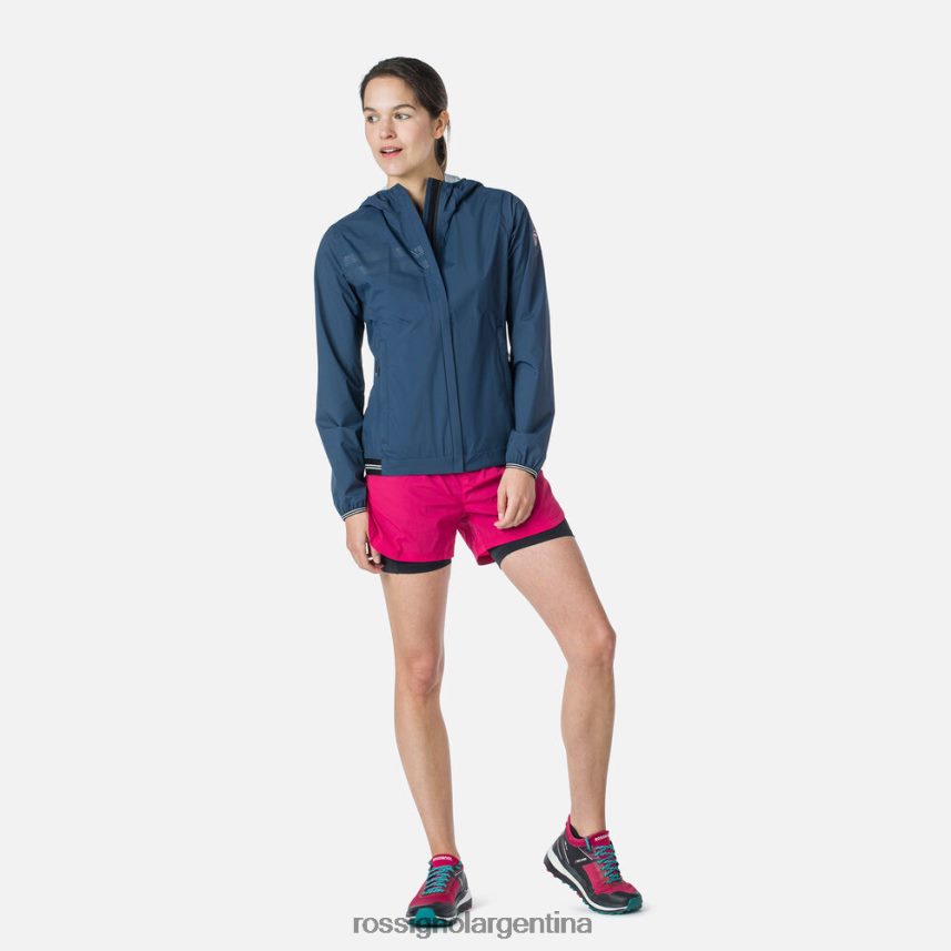 Rossignol mujer chaqueta de lluvia ligera 82LVV6995 azul marino oscuro tapas
