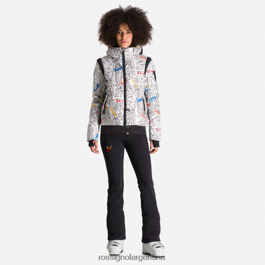 Rossignol mujer chaqueta de plumas con estampado cosmic de jcc 82LVV61114 galaxia tapas