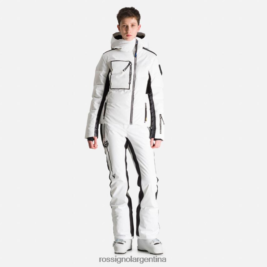 Rossignol mujer chaqueta de plumas estelar jcc 82LVV6794 blanco tapas
