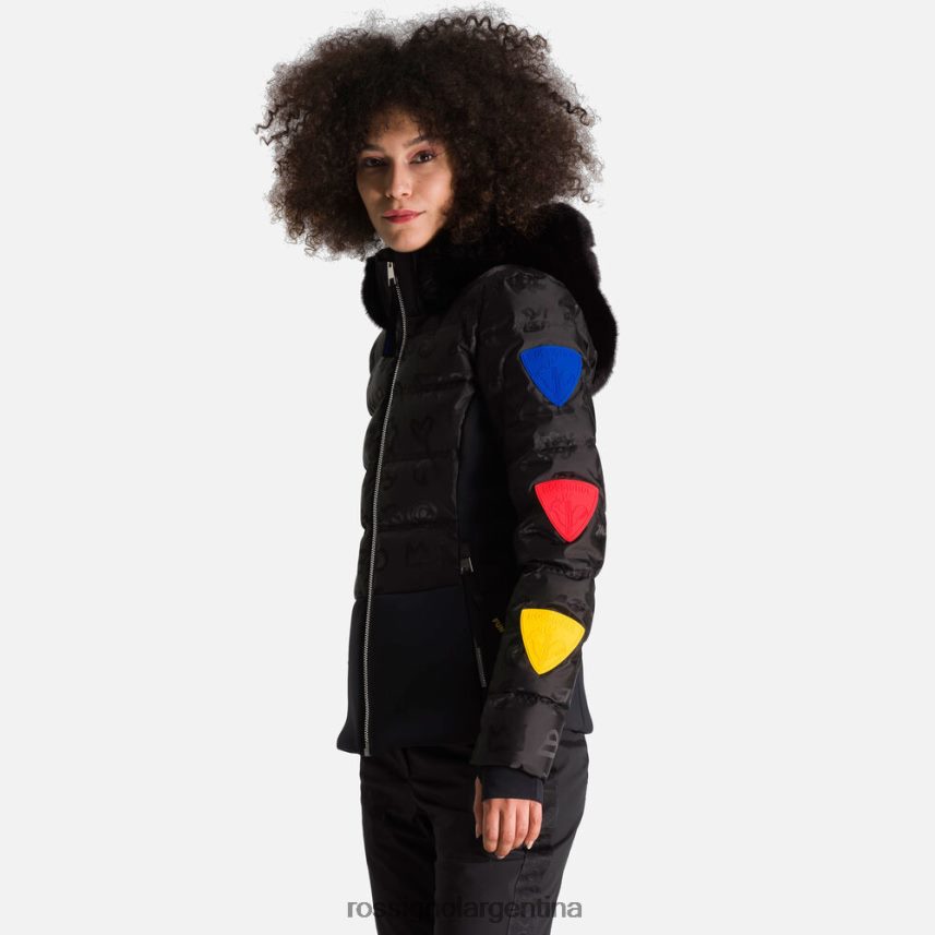 Rossignol mujer chaqueta de plumas jcc twins 82LVV6802 negro tapas