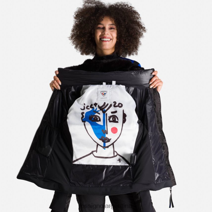 Rossignol mujer chaqueta de plumas jcc twins 82LVV6802 negro tapas