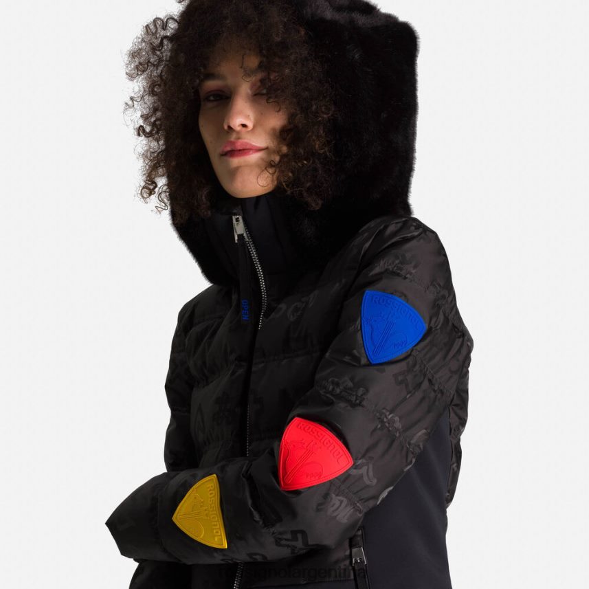 Rossignol mujer chaqueta de plumas jcc twins 82LVV6802 negro tapas