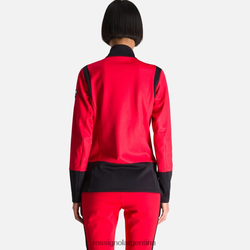 Rossignol mujer chaqueta climi jcc 82LVV6997 rojo tapas
