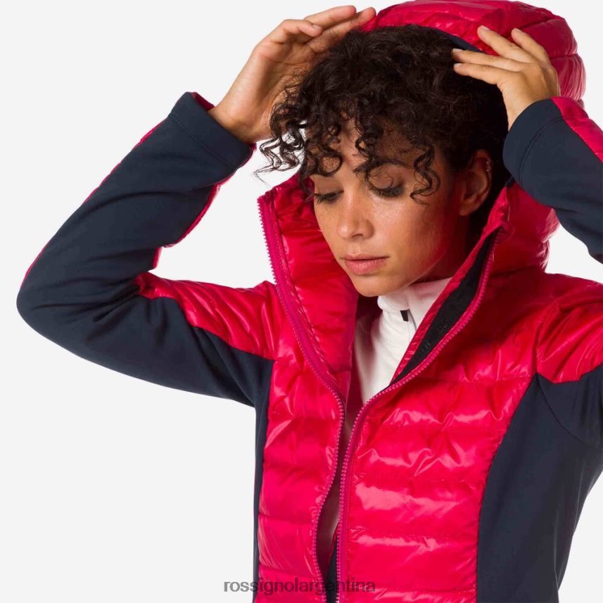 Rossignol mujer chaqueta ligera híbrida skpr 82LVV61046 cereza tapas