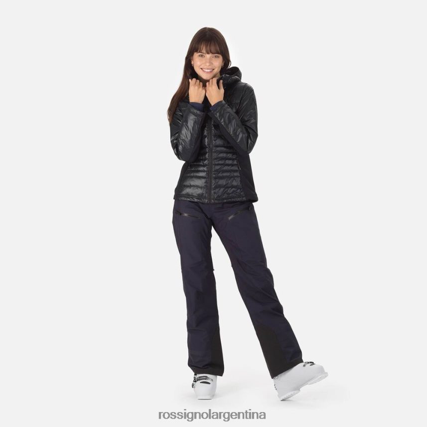 Rossignol mujer chaqueta ligera híbrida skpr 82LVV6800 negro tapas