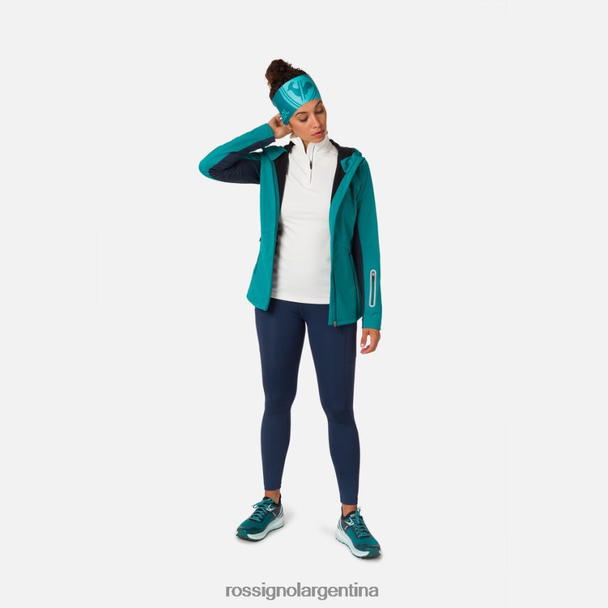Rossignol mujer chaqueta softshell 82LVV61120 esmeralda oscura tapas