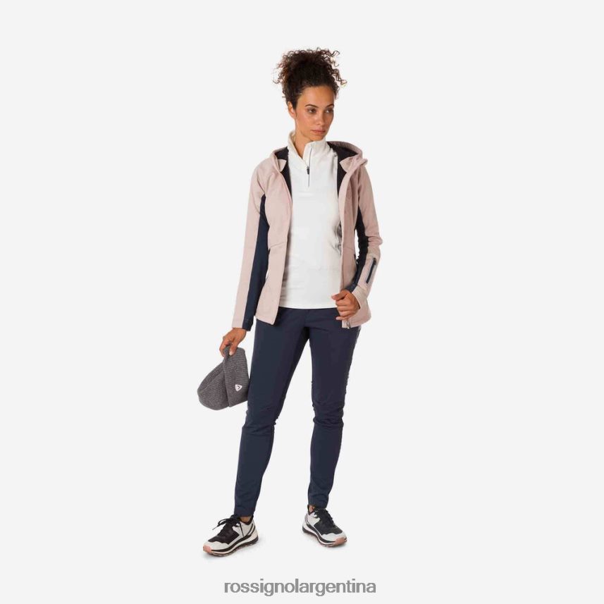 Rossignol mujer chaqueta softshell 82LVV6905 rosa empolvado tapas
