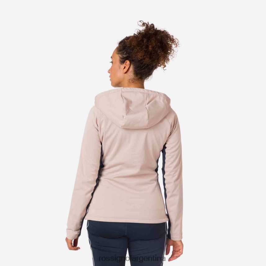 Rossignol mujer chaqueta softshell 82LVV6905 rosa empolvado tapas