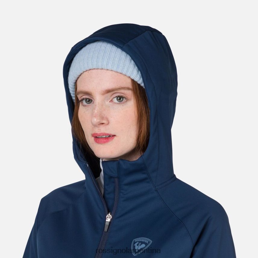 Rossignol mujer chaqueta softshell 82LVV6956 azul marino oscuro tapas