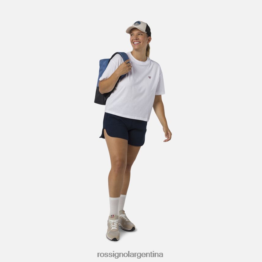 Rossignol mujer pantalones cortos cómodos de algodón 82LVV6915 azul marino oscuro fondos