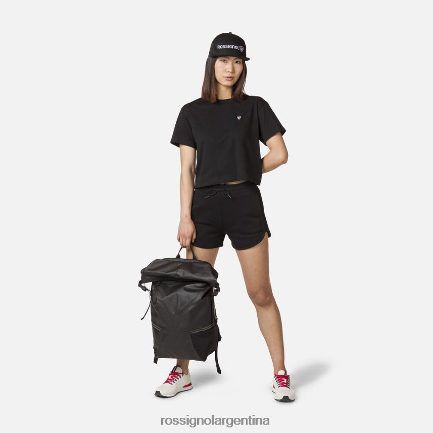 Rossignol mujer pantalones cortos cómodos de algodón 82LVV6920 negro fondos