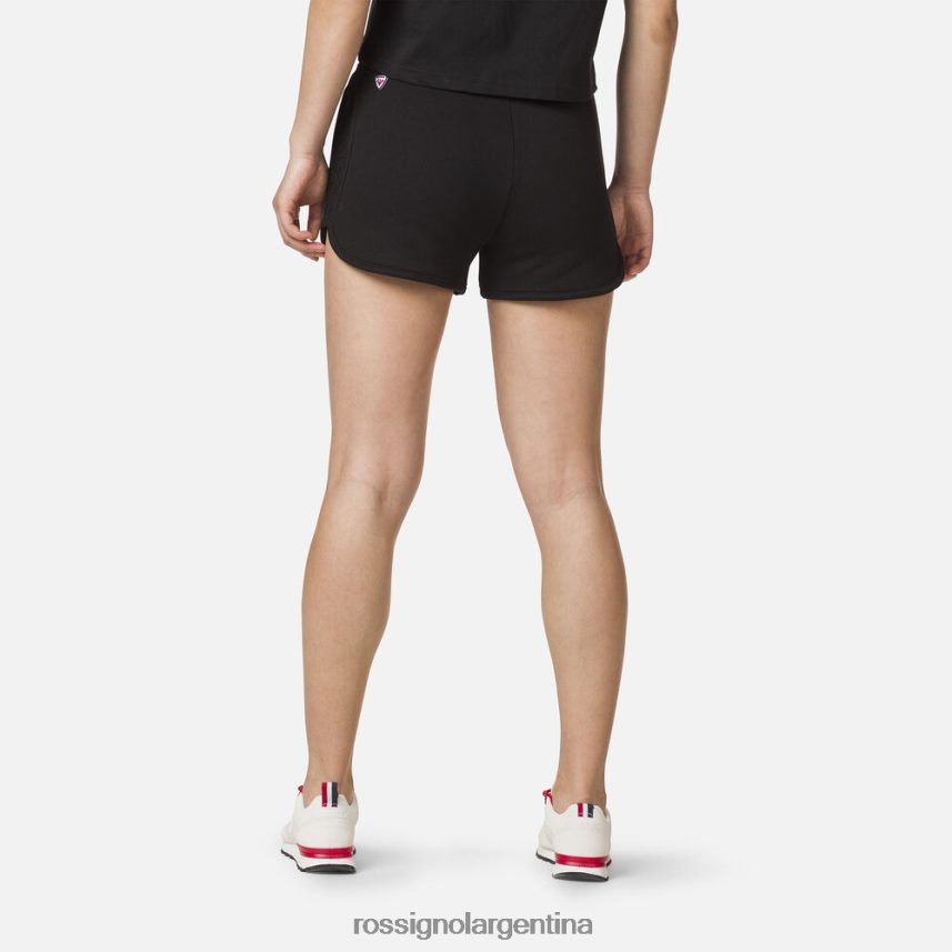 Rossignol mujer pantalones cortos cómodos de algodón 82LVV6920 negro fondos