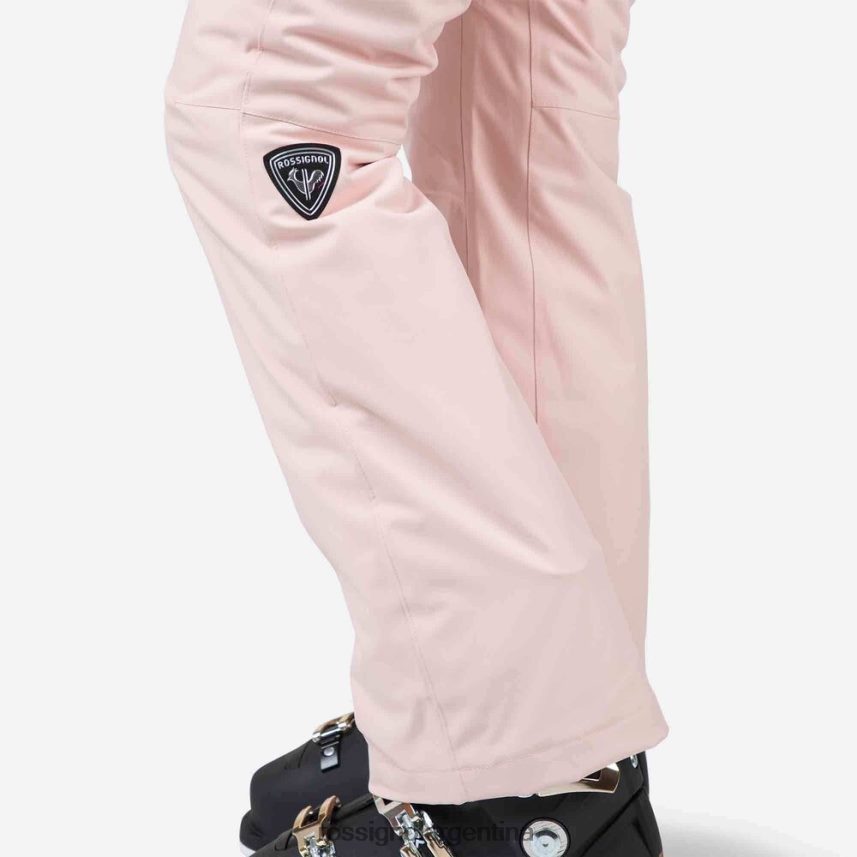 Rossignol mujer pantalones de esquí 82LVV6782 rosa empolvado fondos
