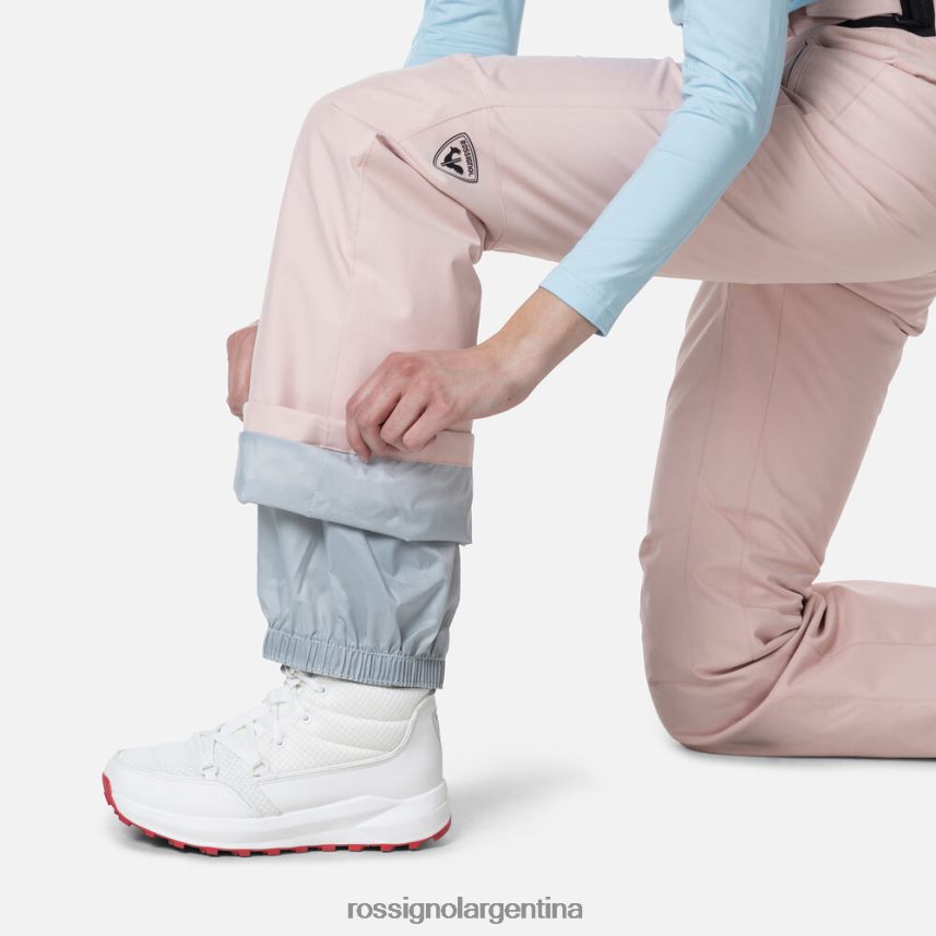 Rossignol mujer pantalones de esquí 82LVV6824 rosa empolvado fondos