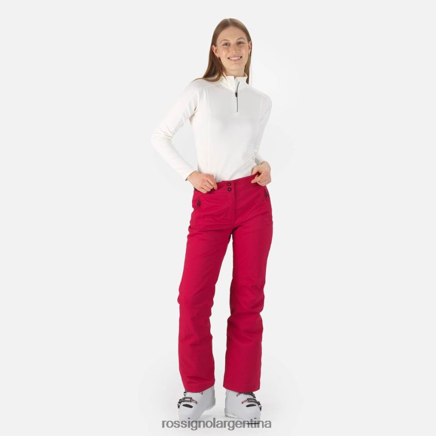 Rossignol mujer pantalones de esquí 82LVV6872 cereza fondos