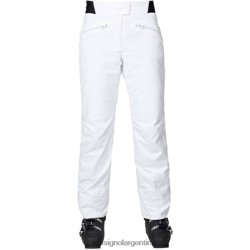 Rossignol mujer pantalones de esquí clásicos 82LVV61010 blanco fondos
