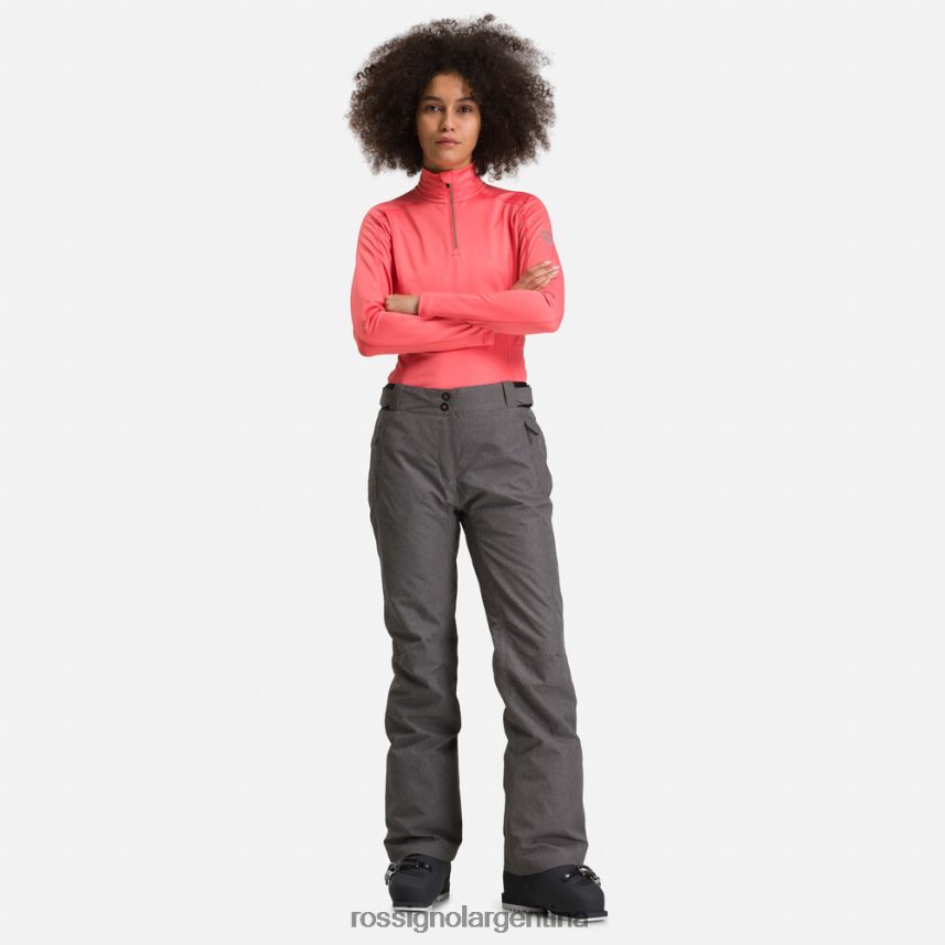 Rossignol mujer pantalones de esquí jaspeados 82LVV61102 cuero gris fondos
