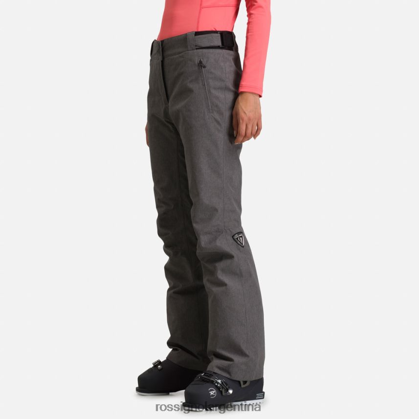 Rossignol mujer pantalones de esquí jaspeados 82LVV61102 cuero gris fondos