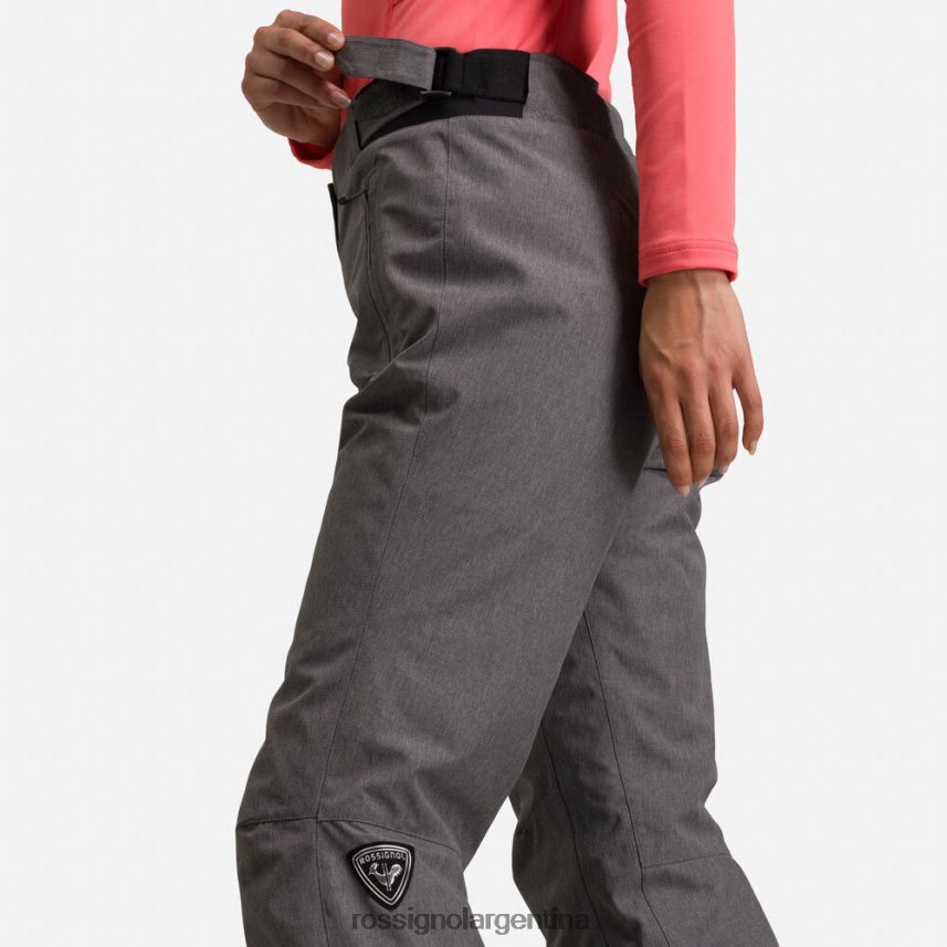 Rossignol mujer pantalones de esquí jaspeados 82LVV61102 cuero gris fondos
