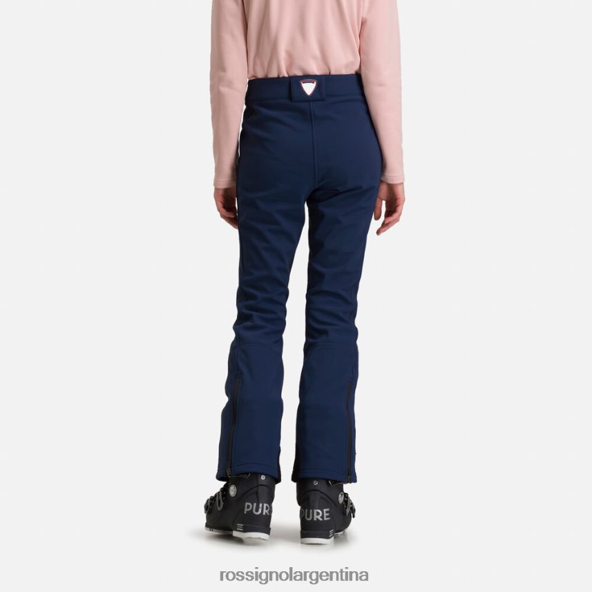 Rossignol mujer pantalones de esquí planos softshell 82LVV61087 azul marino oscuro fondos