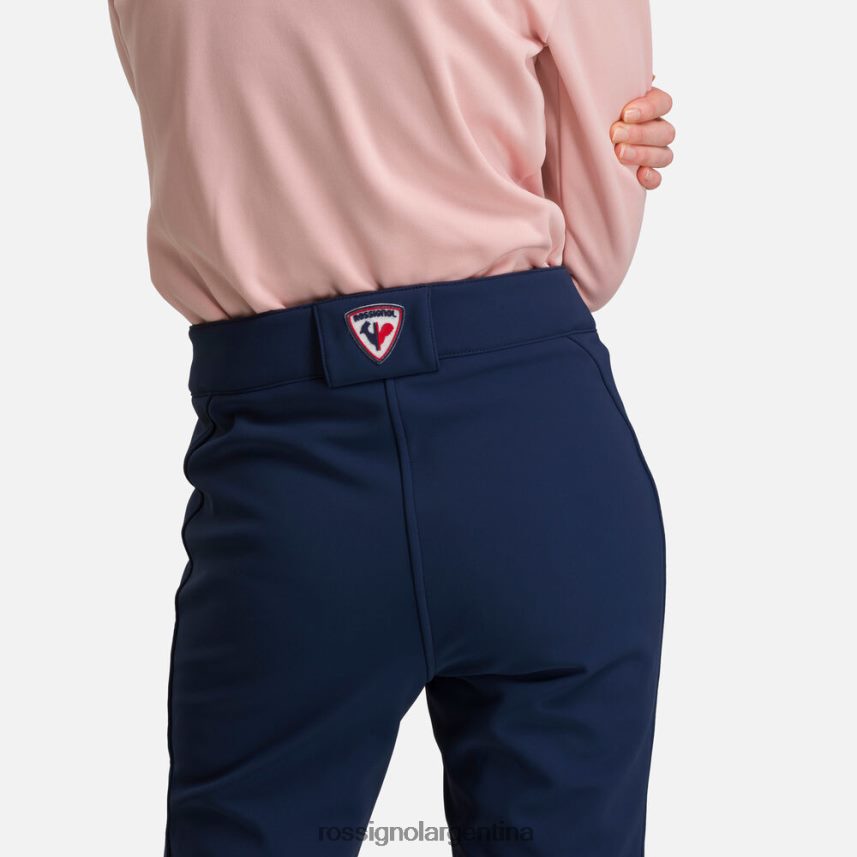 Rossignol mujer pantalones de esquí planos softshell 82LVV61087 azul marino oscuro fondos