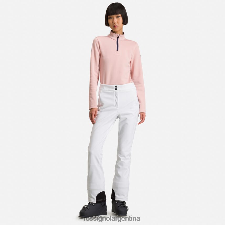 Rossignol mujer pantalones de esquí planos softshell 82LVV6769 blanco fondos